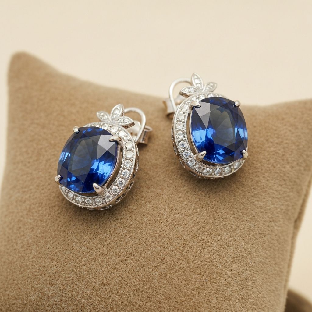 Sapphire Earrings